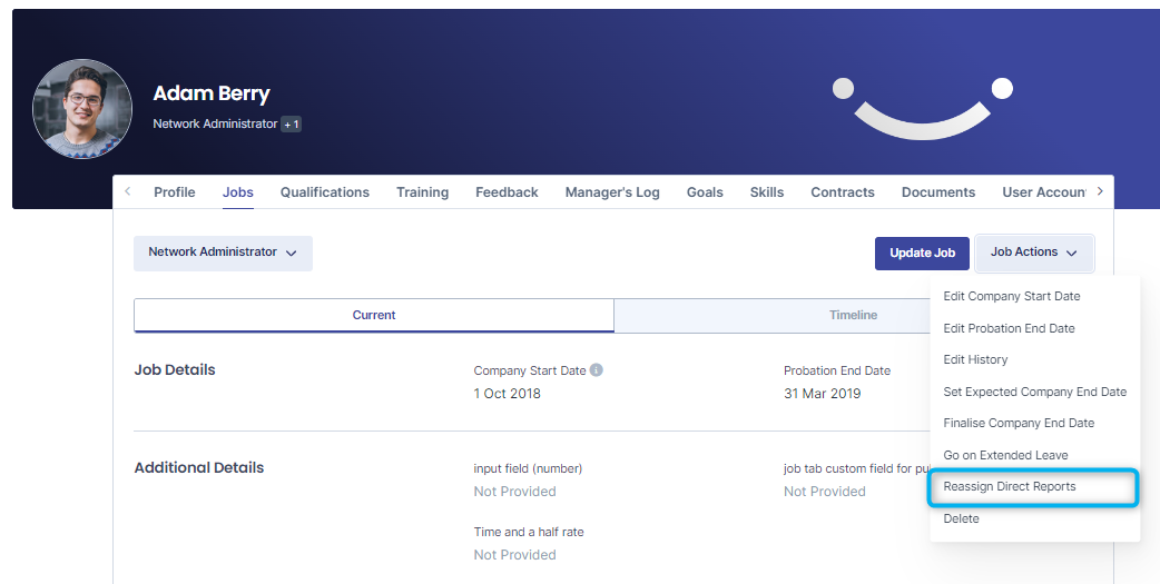 Reassigning Direct Reports – Humanforce